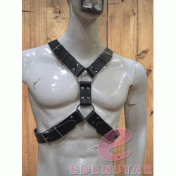 Genuine leather bulldog harness Men's Leather Y-Harness, harness with buckles, leather body harness, Adult Bondage Gay BDSM Bondage Harness