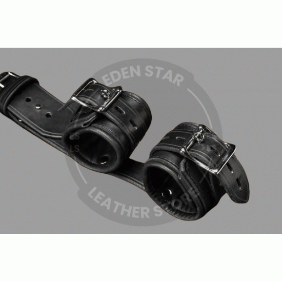 Adjustable BDSM Bondage Black Leather Shoulder To Wrist Restraint - Self Bondage - Leather Restraints - Bondage Restraints - Bondage Gear Adjustable BDSM Bondage Black Leather Shoulder To Wrist Restraint - Self Bondage - Leather Restraints - Bondage Restraints - Bondage Gear