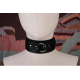 Heavy cowhide collar choker with D ring and lock/Real Leather choker necklace harness for women or men sub/BDSMmcollar leash/Punk choker