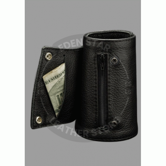 Black Cow Leather Wristband Arm Money Wallet Hand Cuff Wrist Band Brand New Black Leather Handmade WRIST WALLET Black Cow Leather Wristband Arm Money Wallet Hand Cuff Wrist Band Brand New Black Leather Handmade WRIST WALLET