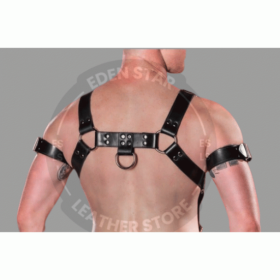 Men's Leather Full Body Harness with jockstrap, Leather Chest Armor Buckles Adjustable Strap Belt Club Costume Gay Leather Harness jockstrap Men's Leather Full Body Harness with jockstrap, Leather Chest Armor Buckles Adjustable Strap Belt Club Costume Gay Leather Harness jockstrap
