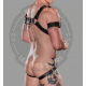 Men's Leather Full Body Harness with jockstrap, Leather Chest Armor Buckles Adjustable Strap Belt Club Costume Gay Leather Harness jockstrap Men's Leather Full Body Harness with jockstrap, Leather Chest Armor Buckles Adjustable Strap Belt Club Costume Gay Leather Harness jockstrap