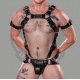 Men's Leather Full Body Harness with jockstrap, Leather Chest Armor Buckles Adjustable Strap Belt Club Costume Gay Leather Harness jockstrap Men's Leather Full Body Harness with jockstrap, Leather Chest Armor Buckles Adjustable Strap Belt Club Costume Gay Leather Harness jockstrap