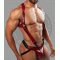 Genuine Leather Bulldog Barbarian Harness and Jockstrap Barbarian Animus Leather Jockstrap Chest Harness Set BDSM Play Sports Jockstrap