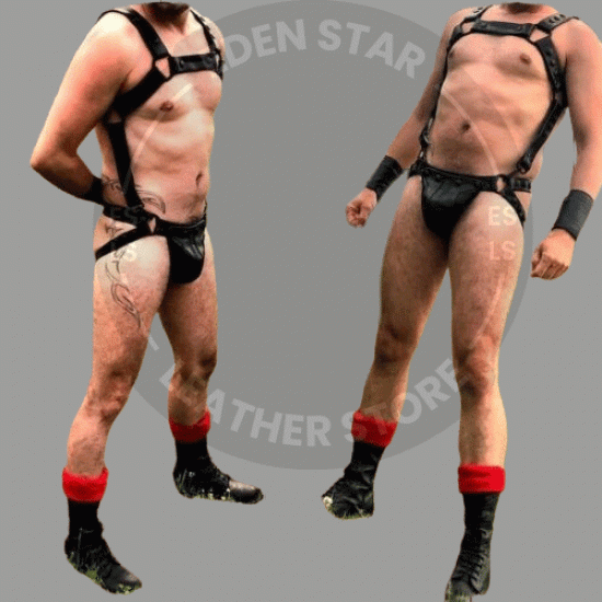 Men Genuine Black Leather Harness Jock Strap Set Body Harnesses Bull Dog Harness Men Fetish Harness Men Bondage Harness Men Genuine Black Leather Harness Jock Strap Set Body Harnesses Bull Dog Harness Men Fetish Harness Men Bondage Harness