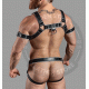 Men's Leather Crossbow Hunter Body Harness with Jockstrap, Gay Adult Harness with Jockstrap BDSM Bondage Bulldog Harness with Jockstrap Men's Leather Crossbow Hunter Body Harness with Jockstrap, Gay Adult Harness with Jockstrap BDSM Bondage Bulldog Harness with Jockstrap