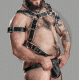 Men's Leather Crossbow Hunter Body Harness with Jockstrap, Gay Adult Harness with Jockstrap BDSM Bondage Bulldog Harness with Jockstrap Men's Leather Crossbow Hunter Body Harness with Jockstrap, Gay Adult Harness with Jockstrap BDSM Bondage Bulldog Harness with Jockstrap