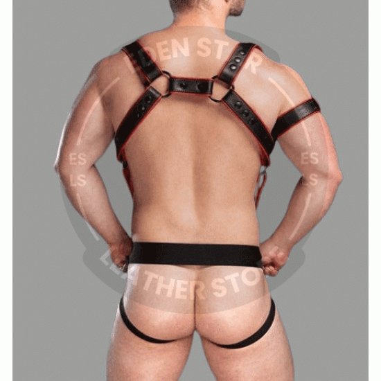 Handmade Black Men's Leather Crossbow Body Harness Chest Armor Buckles Adjustable Strap Belt Club Costume, Gay Adult Body Harness Jockstrap Handmade Black Men's Leather Crossbow Body Harness Chest Armor Buckles Adjustable Strap Belt Club Costume, Gay Adult Body Harness Jockstrap