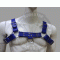 Blue Chest Harness with Closure Buckles for Secure Fit - Adjust Harness Buckle System - Chest Support Harness - Chest Strap Harness 