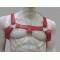 Chest harness men- Red Leather men harness-Shoulder harness belt- Plus Size Men Harness - Gift for Boyfriend - Gift for him- Bulldog Harness