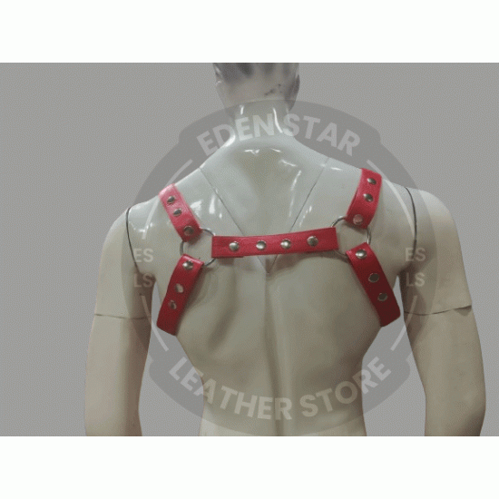 Chest harness men- Red Leather men harness-Shoulder harness belt- Plus Size Men Harness - Gift for Boyfriend - Gift for him- Bulldog Harness Chest harness men- Red Leather men harness-Shoulder harness belt- Plus Size Men Harness - Gift for Boyfriend - Gift for him- Bulldog Harness