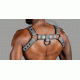 Men Leather Adjustable Chest Strap Half Harness Club-Wear Costume Bulldog Harness Men's body belt, Bulldog harness men Men Leather Adjustable Chest Strap Half Harness Club-Wear Costume Bulldog Harness Men's body belt, Bulldog harness men