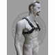 Men's Leather Chest Harness with Detachable Back Handle - Kink Friendly - Adjustable BDSM Gear - Perfect for Cosplay or Roleplay Men's Leather Chest Harness with Detachable Back Handle - Kink Friendly - Adjustable BDSM Gear - Perfect for Cosplay or Roleplay