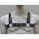 Black Leather Men's Chest Harness - Comfortable & Stylish - Fetish Gear & Roleplay - Perfect for BDSM & Cosplay Black Leather Men's Chest Harness - Comfortable & Stylish - Fetish Gear & Roleplay - Perfect for BDSM & Cosplay