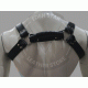 Men's Leather Chest Harness with Detachable Back Handle - Kink Friendly - Adjustable BDSM Gear - Perfect for Cosplay or Roleplay Men's Leather Chest Harness with Detachable Back Handle - Kink Friendly - Adjustable BDSM Gear - Perfect for Cosplay or Roleplay