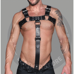 Genuine Leather Bondage Body cock Strap for Bulldog harness With adjustable straps BDSM Bondage Cock Harness, Gay Bondage Leather Harness