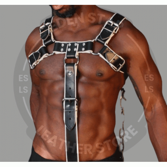 Genuine Leather Bondage Body cock Strap for Bulldog harness With adjustable straps BDSM Bondage Cock Harness, Gay Bondage Leather Harness Genuine Leather Bondage Body cock Strap for Bulldog harness With adjustable straps BDSM Bondage Cock Harness, Gay Bondage Leather Harness