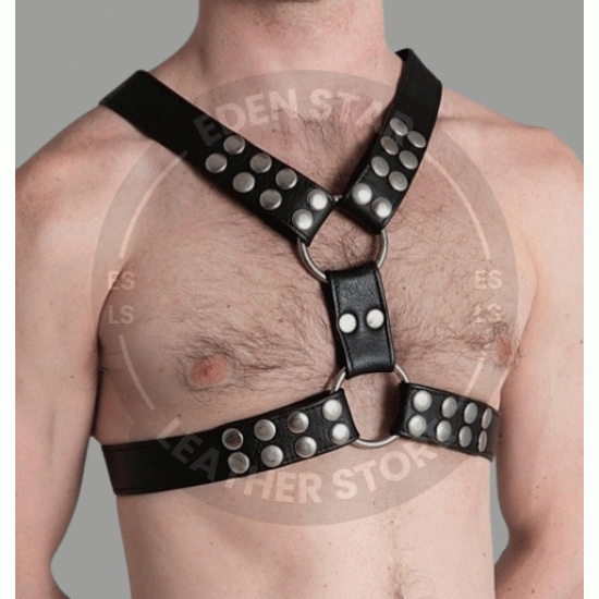 Men's Y-Style Leather Harness - Perfect for Cosplay and Roleplay - Adjustable Sexy BDSM and Fetish Gear - Kink Friendly and Comfortable Men's Y-Style Leather Harness - Perfect for Cosplay and Roleplay - Adjustable Sexy BDSM and Fetish Gear - Kink Friendly and Comfortable