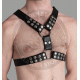 Men's Y-Style Leather Harness - Perfect for Cosplay and Roleplay - Adjustable Sexy BDSM and Fetish Gear - Kink Friendly and Comfortable Men's Y-Style Leather Harness - Perfect for Cosplay and Roleplay - Adjustable Sexy BDSM and Fetish Gear - Kink Friendly and Comfortable