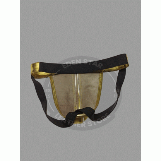 Men's 100% Genuine Golden Leather Jockstrap, Men Leather Thong, Fetish Underwear, BDSM Bondage Thong, Real Leather BDSM Underwear Thong Men's 100% Genuine Golden Leather Jockstrap, Men Leather Thong, Fetish Underwear, BDSM Bondage Thong, Real Leather BDSM Underwear Thong