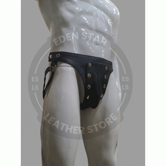Genuine Leather jockstrap for men, sexy men underwear, men's thong underwear, men's erotic wear, gay underwear, men's lingerie