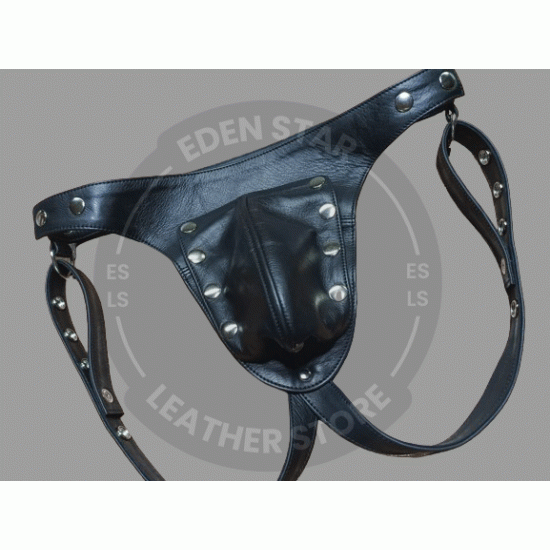 Bulldog Gear Leather Jockstrap - Handcrafted Leather Underwear with Unique Design-Leather fetish wear-Erotic underwear Bulldog Gear Leather Jockstrap - Handcrafted Leather Underwear with Unique Design-Leather fetish wear-Erotic underwear