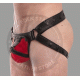 Men's Leather Jockstrap with Metallic Accents - Edgy, Comfortable, and Stylish Underwear Men's Leather Jockstrap with Metallic Accents - Edgy, Comfortable, and Stylish Underwear