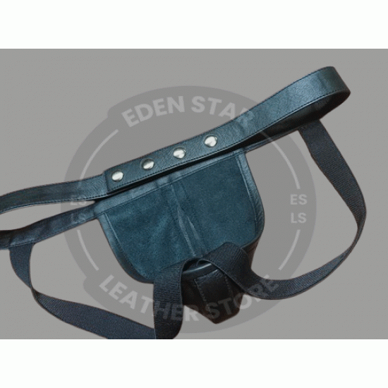 Men's Black Leather Jockstrap - Comfortable and Stylish Underwear for Men Men's Black Leather Jockstrap - Comfortable and Stylish Underwear for Men