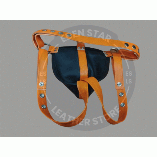 Men's Genuine Leather Jockstrap - Athletic Support - Ideal for Sports & Fitness - Premium Quality Underwear - BDSM leather gear
