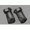 Men's 100% Genuine Leather Bondage Puppy Play Fist Mitten's Mitts With Silicon Mitts, Soft Padded Paw, Genuine Buckles, Soft Leather Mittens