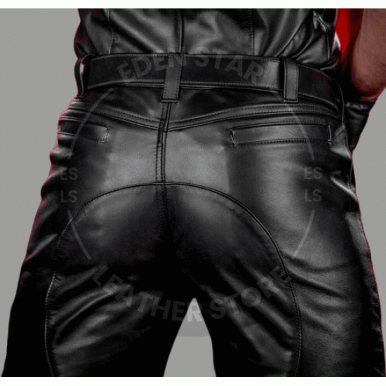 Men's Leather Pant, Leather Trousers for Biker, Genuine Plan Leather pant for Men's, Black leather Pant, Simple Leather Pant, Girt for man Men's Leather Pant, Leather Trousers for Biker, Genuine Plan Leather pant for Men's, Black leather Pant, Simple Leather Pant, Girt for man