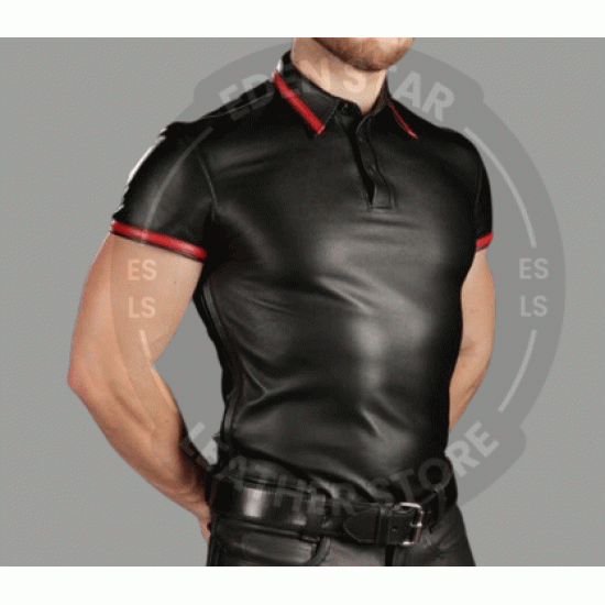 Men's Leather Shirt - Trendy Shirts - Polo Shirt - Twice Shirt - Summer Shirt - Harry Styles Shirt - Radiohead Shirt - Gift for Him Men's Leather Shirt - Trendy Shirts - Polo Shirt - Twice Shirt - Summer Shirt - Harry Styles Shirt - Radiohead Shirt - Gift for Him