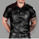 Genuine Leather Men's Half Sleeve Shirt-Black Leather Shirt-Handmade Real Leather Formal Shirt- Casual Shirt-Men's Leather Shirt-Gym Shirt Genuine Leather Men's Half Sleeve Shirt-Black Leather Shirt-Handmade Real Leather Formal Shirt- Casual Shirt-Men's Leather Shirt-Gym Shirt