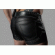 Handmade Men's Leather Shorts Real Cow Leather Pride Walk Shorts Leather Slim Fit Gym Shorts Summer Shorts