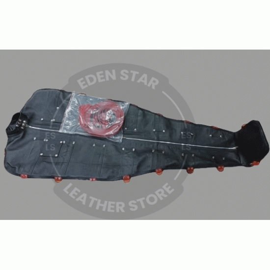Full Body Leather Sleep Sack with Adjustable Belts - Kink Friendly - BDSM Bondage Gear - Full Body Bondage for BDSM Full Body Leather Sleep Sack with Adjustable Belts - Kink Friendly - BDSM Bondage Gear - Full Body Bondage for BDSM