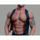 Men's Leather Chest Cosplay Motorcycle Vest - Sleeveless Leather Top for Stylish Men Leather Bar Vest for Men - Open Front Leather Vest Men's Leather Chest Cosplay Motorcycle Vest - Sleeveless Leather Top for Stylish Men Leather Bar Vest for Men - Open Front Leather Vest