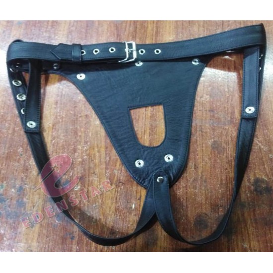 Leather Jock Strap Gay Thong Leather Slip String underwear Men's Codpiece Lederhose Mens Leather Jock Strap Gay Thong Lederhose Jockstrap